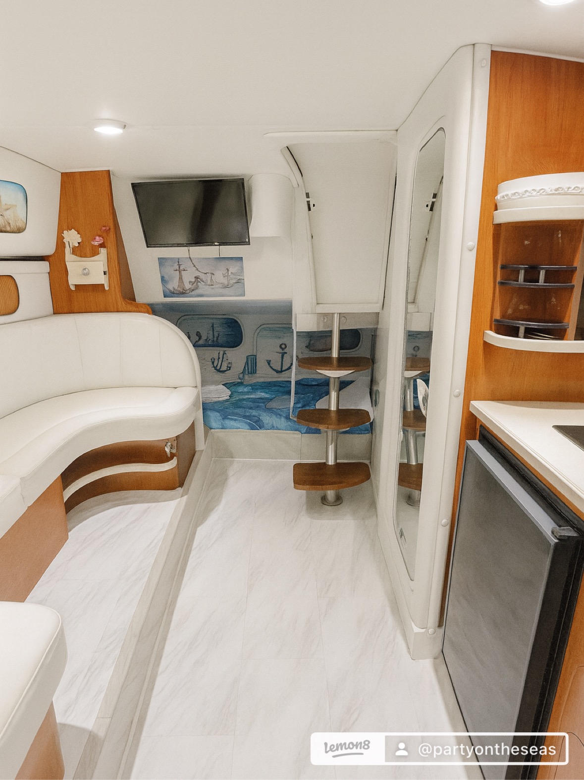 Cabin lounge area
